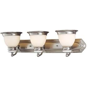 Lite Source Carter 3-lite Polished Steel Wall Lamp Ls-16423ps-fro by Lite Source