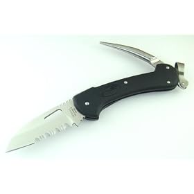 Myerchin L300P Navigator Lightknife Pro 3 4 Serrated Folder Sailing Rigging Knife by 