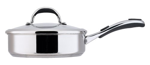 Meyer Select Stainless Steel Covered Saute Pan, 24 cm