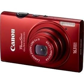 Canon Cameras Ps Elph 110hs 16.1 Mp--red (6042b001) -