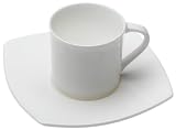 Mikasa Elegance White Espresso Cup & Saucer
