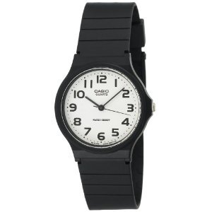 Casio #MQ24-7B2 Men's Casual Rubber Strap Analog Watch