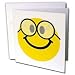 InspirationzStore Smiley Face Collection - Geeky smiley face Cute geek Happy nerd yellow smilie with glasses Smiling studious cartoon smile - Greeting Cards-6 Greeting Cards with envelopes InspirationzStore Smiley Face Collection - Geeky smiley face Cute geek Happy nerd yellow smilie with glasses Smiling studious cartoon smile - Greeting Cards-6 Greeting Cards with envelopes