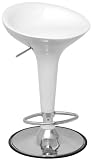 Premier Housewares Adjustable Bar Stool with Chrome Base and Footrest, Set of 2, 90 x 44 x 42 cm, White Reviews 31m4tIp17fL. SL160 Premier Housewares Adjustable Bar Stool with Chrome Base and Footrest, Set of 2, 90 x 44 x 42 cm, White Reviews