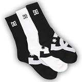 DC Shoes 3 Pair Crew Socks