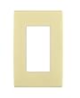 Leviton Renu REWP1-CS One-Gang Screwless Snap-On Wallplate, Corn Silk