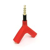 TYLT 3.5mm Headphone Splitter for Smartphones and Tablets - Red