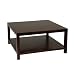 Avenue Six Merge 36" Square Coffee Table in Espresso