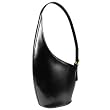 Fontanelli Striking Black Italian Leather Handbag