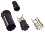 IEC Din - 13 Pin Female Solder Connector with Latch revision