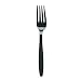 Solo GDR5FK-0004 Black Polystyrene Guildware Extra Heavy Full Size Fork (Case of 1000)