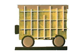 Holz Bastelset 3-D - Anhänger für Setzkasten Zug - natur für kleine Figuren Regal Miniaturen Eisenbahn Lok Fahrzeuge Waggon Zugwaggon Bilder Bild kleben basteln Autos bemalen malen stecken Werbetrucks echt Erzgebirge Deutschland Set Naturholz Buchenholz
