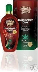 Swedish Beauty Dangerously Dark Cooling Bronzer Indoor Tanning Loion - Triple Bronzing 8.5oz