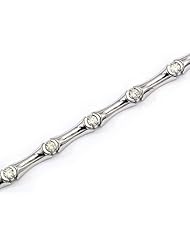 14K White Gold Diamond Bracelet