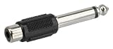 Produkt-Bild: Audio Adapter - 6,3mm Klinke Stecker auf Cinch Buchse - Mono