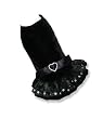 Black Dress w/ Heart Buckle - L
