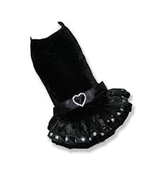 Black Dress w/ Heart Buckle - L