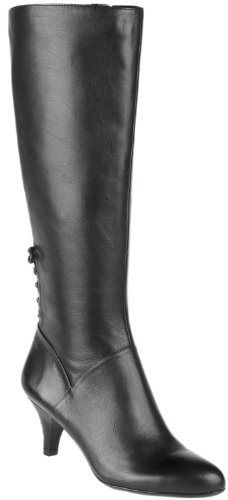 Naturalizer Women's Dinka Wide Shaft Boot,Black,8.5 W US