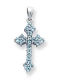 14k .02ct Diamond & Blue Topaz BirthStone Ring
