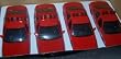 Motormax 1/24 Scale Diecast 1993 Chevy Caprice Fire Dept. Logos in Color Red with Light Bar Box of 4 Cars