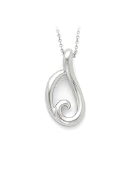 Friendship Hug Necklace in Sterling Silver