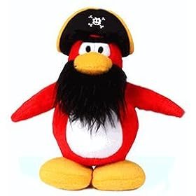Disney Club Penguin 6.5 Inch Series 3 Plush Figure Capt. Rockhopper (Includes Coin with... by Club Penguin
