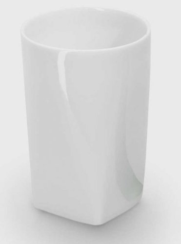 Porcelain Tumbler (White) (4.3H x 3D)