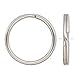 15 Split Rings Sterling Silver Charm Parts 6mm