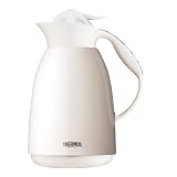 Thermos - Paris - Carafe - Isolation en verre - Blanc - 1 litre (Import Grande Bretagne)