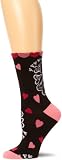Betsey Johnson Womens Henna Hearts Crew 31m5XLlb5mL. SL160 Betsey Johnson Womens Henna Hearts Crew