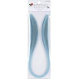 Quilled Creations Quilling Paper, 1/8-Inch, Light Blue, 50 Per Package