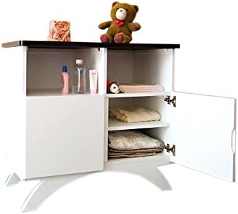 Eden Baby Madison Collection Changing Table, White/Espresso