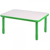 22" Tall Rectangle Baseline Table (Shamrock Green) (22"H x 48"W x 30"D)