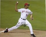 Signed Santana, Ervin ( Los Angeles Angels) 8x10 Photo
