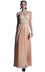 A-line Polyester/Tulle Short Spaghetti Strap Lace Bridesmaid Dress 