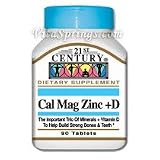 Cal Mag Zinc + D 90 Tablets, 21st Century