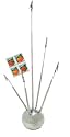Kikkerland Sputnik Memo Holder, Silver (MH10)