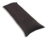 Newpoint International Inc. Microsuede Body Pillow Cover With Double Sided Zippers, Chocolate