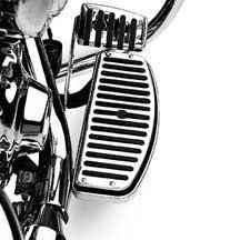 H-D Chrome and Rubber Rider Footboard Inserts 50176-95