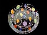 Birthday Balloons Design - Hand Painted - Dinner/Display Plate - 10 inch diameter