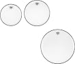 Remo Ambassador Clear New Fusion Tom Drumhead Pack, 10, 12, 16-inch