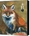 Fox shows the way Canvas Print / Canvas Art - Artist J W Baker