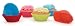 SiliconeZone Set of 6 Assorted Standard Muffin Cups: Solid colors