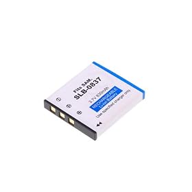 BestDealUSA WHITE BATTERY FOR SAMSUNG SLB-0837 3.7V/830MAH