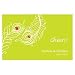 Weddingstar 1049-09-c34 Perfect Peacock Large Ticket- Candy Apple Green