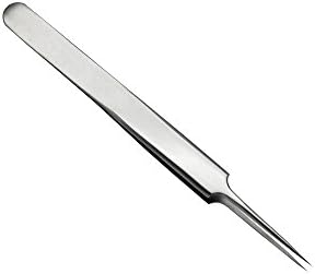 SIO Premium Stainless Steel Bend Curved Blemish Extractor Tool for Removing Comedones Whitehead Blackhead Acne Pimple Pointed Forceps