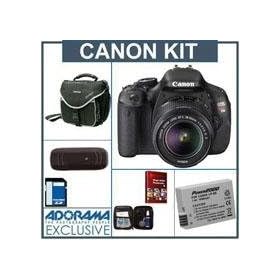 Canon EOS Rebel T3i DSLR Camera/ Lens Kit, with Canon EF-S 18-55mm IS II Lens, 16 GB SD Memory Card, Camera Bag,Spare LP-E8 Lithium-Ion Rehargeable Battery, USB 2.0 SD Card Reader, Cleaning Kit - FREE: Red Giant Adorama Production Bundle for PC/Mac a $599.00 Retail Value