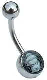 Jules Body Jewellery-Belly Bars-Buddha Belly Bar-10mm Size