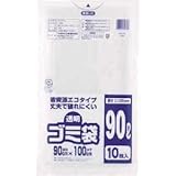ワタナベ 透明ゴミ袋(再生原料タイプ)90L U90
