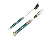 NFL Miami Dolphins Barbeque Fork and Grill Cleaner Set